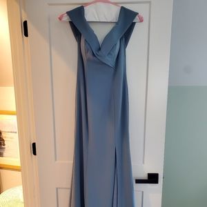 Bill Levkoff Blue Gown